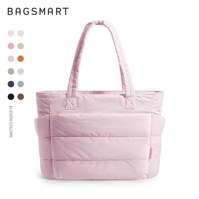  BAGSMART Túi tote cho nữ BAGSMART Nhẹ và phồng Thích hợp cho du lịch công việc bãi biển phòng Tập Gym thể dục và mua sắm. 