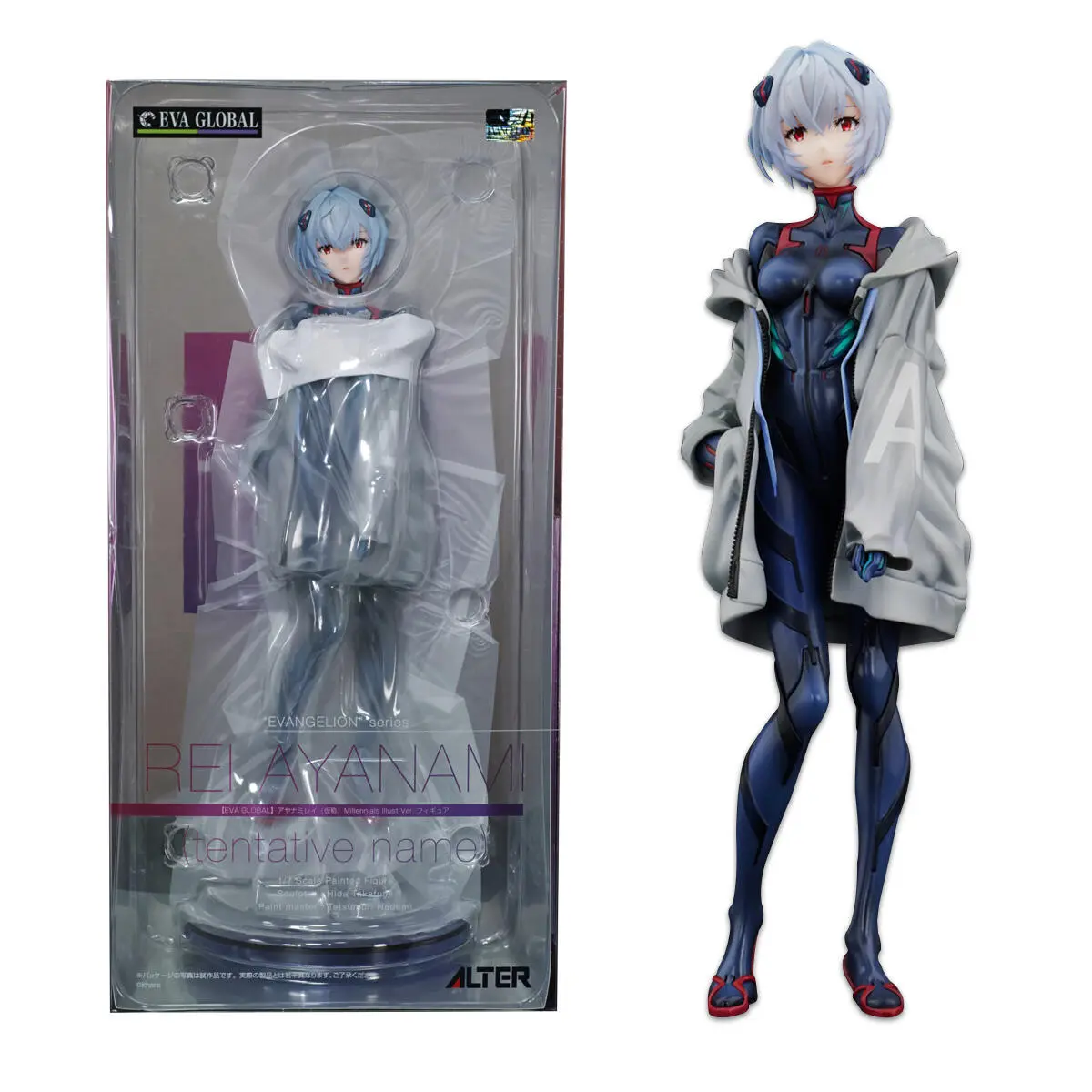 Mô hình EVA NEON GENESIS Ayanami Rei EVANGELION, 22cm, Mô hình hành động minh họa, Quần áo Hợp Xu hướng Đồ chơi mô hình nguyên mẫu, Chủ đề Millennials, Thích hợp làm đồ chơi hoặc trang trí