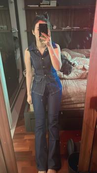 Product Review of [EastRose] Rhode Top [EastRose X Shannon Dorothea] The Denim Club Collection | Atasan Denim | Denim Top | Blouse Jeans Wanita from S**e 1