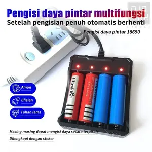 DJDMax Pengisi Daya Baterai Litium Aman Dan Efisien, Pengisi Daya Otomatis Berhenti Saat Penuh Dilengkapi Dengan Colokan, Pengisi Daya Pengisian Cepat Baterai