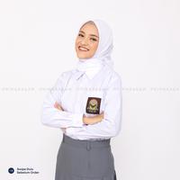 Gambar Primaragam Baju Putih Seragam Sekolah Sma Perempuan Lengan Panjang Osis Smk Wanita Laki laki Cowok - L, KEMEJA SAJA dari primaragam Kab. Bandung 1 Tokopedia