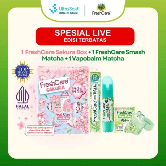 SIAP KIRIM READY STOK 1 BOX NEW FRESHCARE SMASH SAKURA PINK BOX LIMITED EDITION + MATCHA SIAP KIRIM READY STOK 1 BOX NEW FRESHCARE SMASH SAKURA PINK BOX LIMITED EDITION + MATCHA