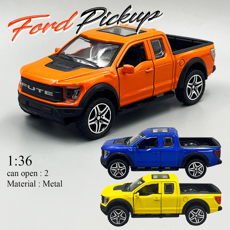  Mô Hình Xe Ô Tô Hợp Kim Xe Bán Tải Ford Tỷ Lệ 1: 36 Có Nóc Xe Mở Quán Tính Kéo Lùi Thích Hợp Cho Trẻ Em Đồ Trang Trí Xe Đồ Chơi Đồ Trang Trí Nội Thất Lý Tưởng Để Trang Trí Bánh Xe 