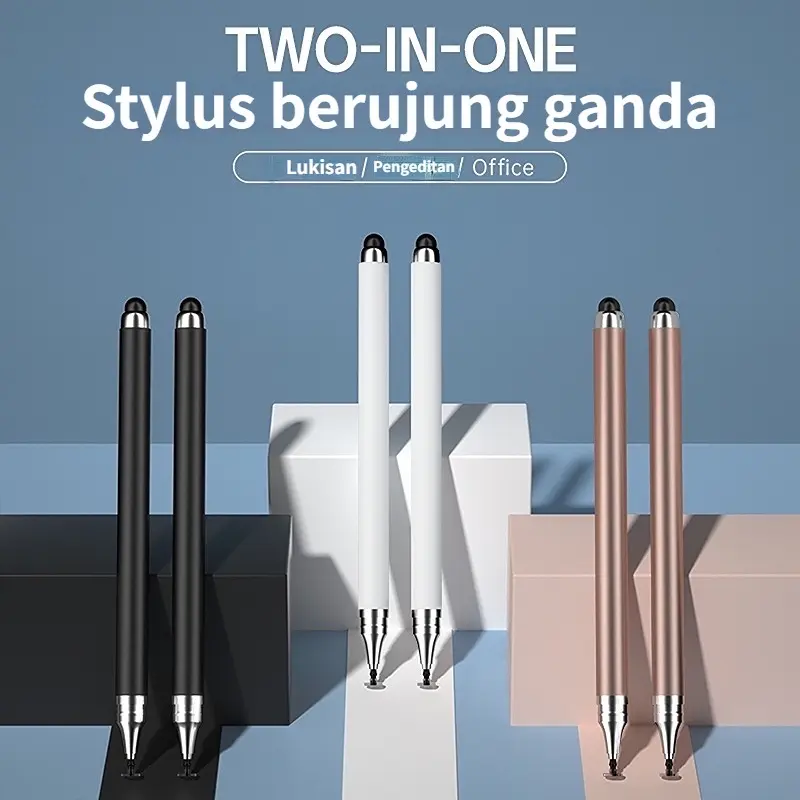 Stylus Pen 2in1 Universal For iPad Android Phone Tablet All Device Touch Pen Pena Drawing