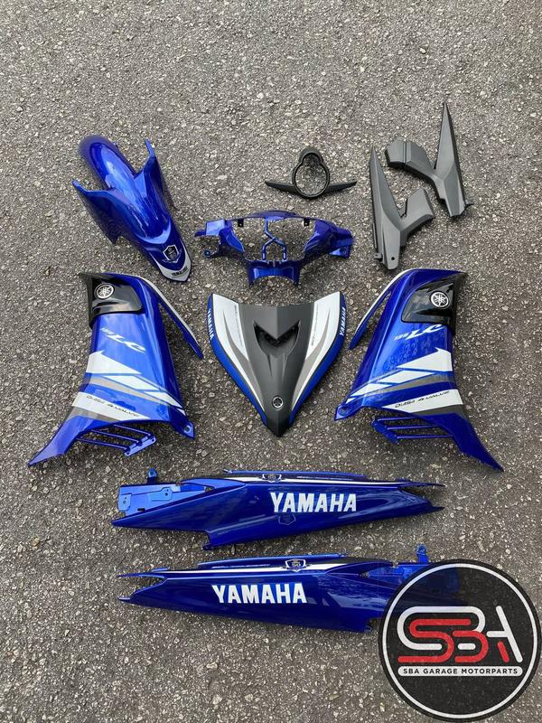 COVERSET YAMAHA ORIGINAL 50TH ANNIVERSARY LC135 V2 V3 4S 5S BIRU ...