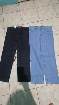 Product Review of Gizmo - Celana Jeans Reguler Bioblitz pria loose fit jumbo big keren Denim Nyaman from z**n 1