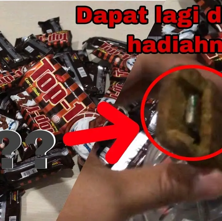 TOP-1 Berhadiah jika beruntung rasa coklat Snack