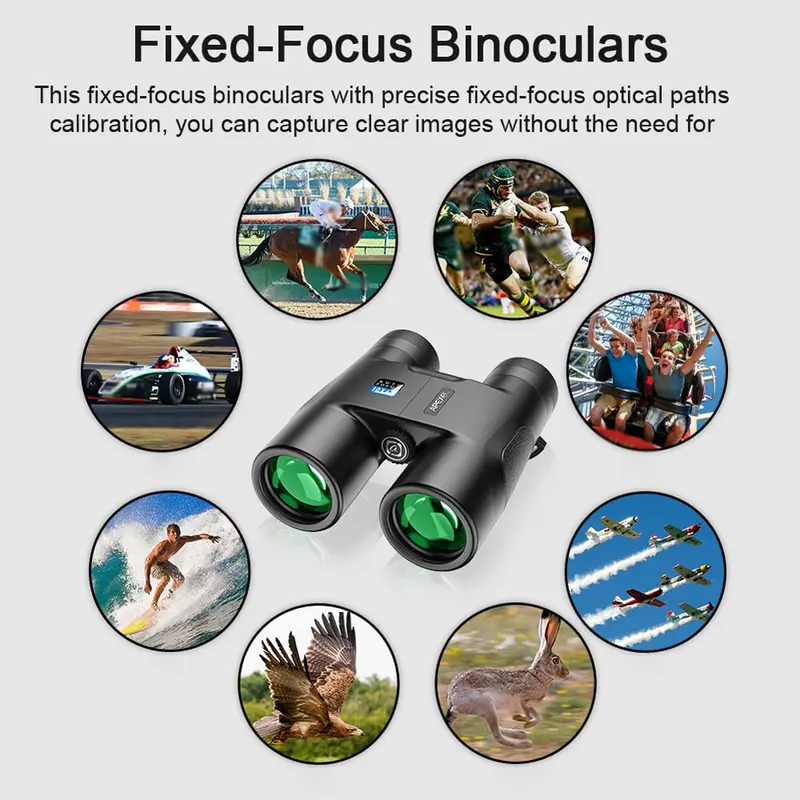 COD APEXEL Teropong Binoculars Fixed Focus HD Vision 10x42 - APL-RB10X42A Best seller Alat Camping 4