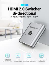 Gambar Vention HDMI Switcher 2 In 1 Out / 1 In 2 Out Backward Support - AFL dari Inprotek Kota Administrasi Jakarta Barat 2 Tokopedia