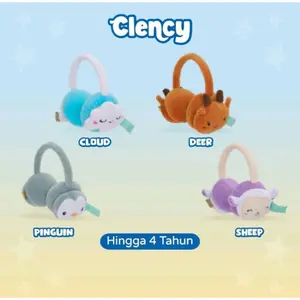 Clency Earmuff Penutup Telinga Anak Bayi Karakter Bahan Lembut Tebal