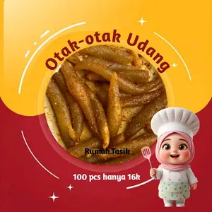 Otak-otak udang 100 pcs hanya 20.000
