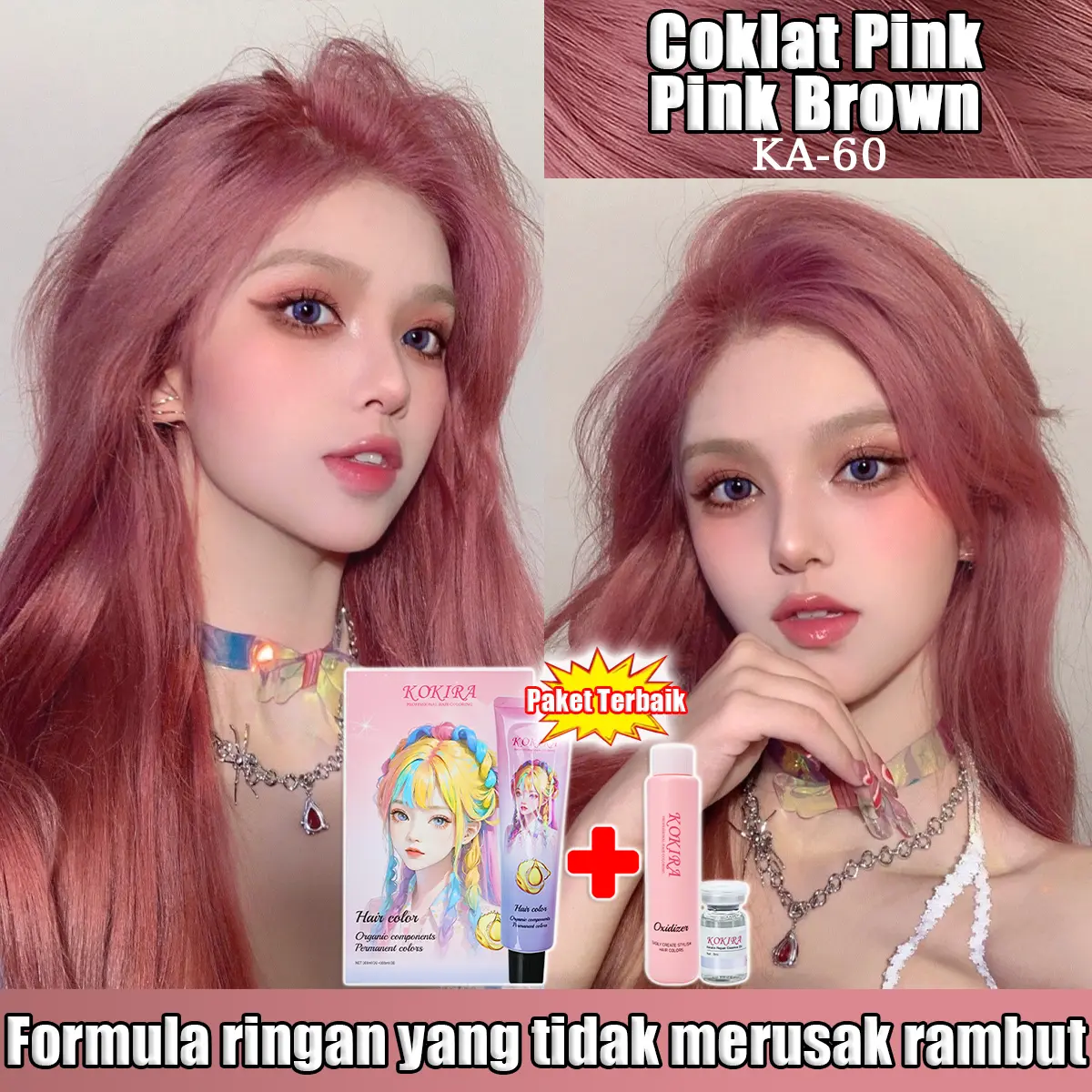 Coklat Pink / Pink Brown -60