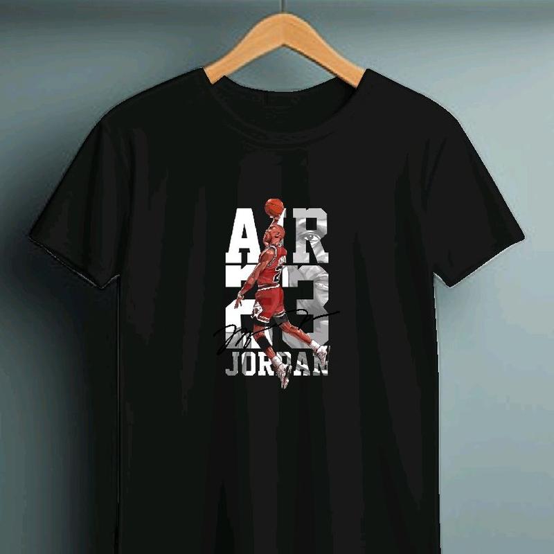 Kaos Cowok Lengan Pendek - Print Sablon DTF - GAMBAR AIR JORDANE - Oblong pria - Kaos Distro - Tshirt - Baju Atasan Digital Lembut Nyaman 4