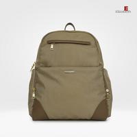 Gambar Tas Ransel Wanita Elizabeth Backpack 0055-6528 (Double Protection Zipper) - Cream dari Elizabeth Official Store Kota Cimahi 1 Tokopedia