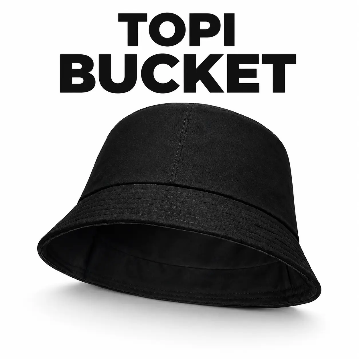 Topi Bucket Polos Premium Pria Wanita | Topi Fashion Casual Harian