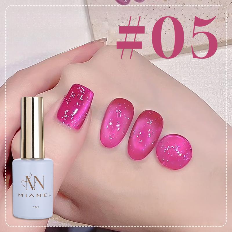  Sơn Móng Tay MIANEL 12ML Hạt Thủy Tinh Nước Bong Bóng Trong Suốt Đá Mùa Hè Gel Mắt Mèo Nhấp Nháy Phong Cách Mới Pha Lê Dễ Phối Đồ Cho Móng Tay Mắt Mèo Thích Hợp Cho Móng Tay Màu Xanh Và Trắng Đồ Dùng Làm Móng Thiết Yếu Đi Biển 2025 