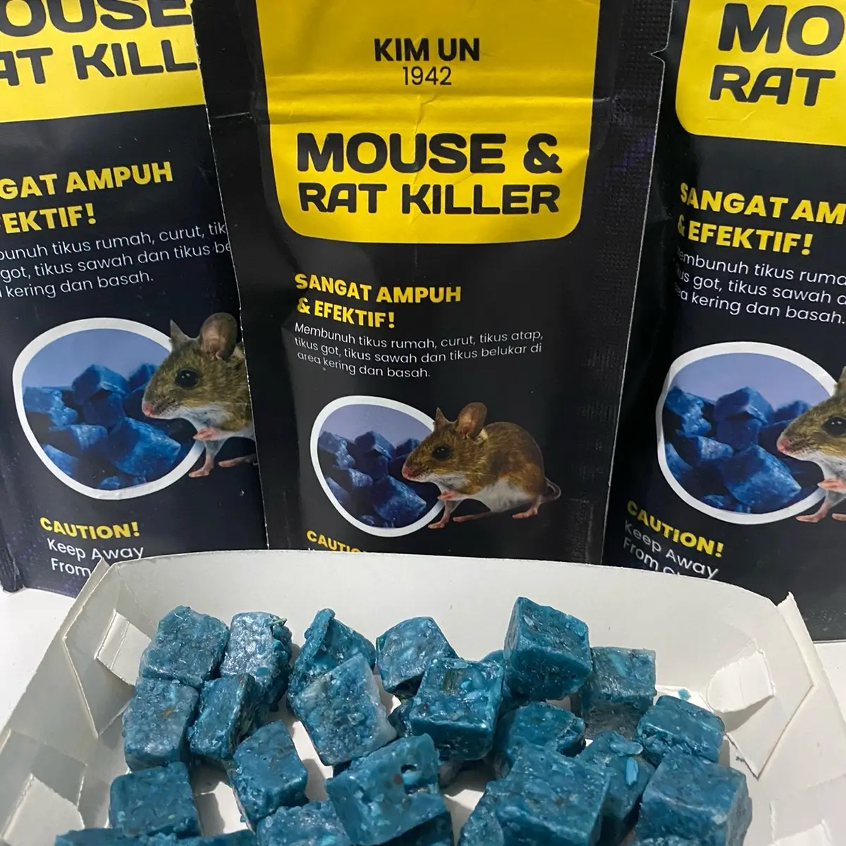 Umpan pembasmi hama tikus dengan aroma yang memikat tikus datang, mampu membunuh 1 kelompok tikus (MOUSE DAN RAT KILLER) wise lie pengusir serangga semp rotan racuntikus matikering racuntiku sampuh peng u