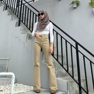 Cutbray jeans wanita tidak melar/non street tidak kaku nyaman di pakai