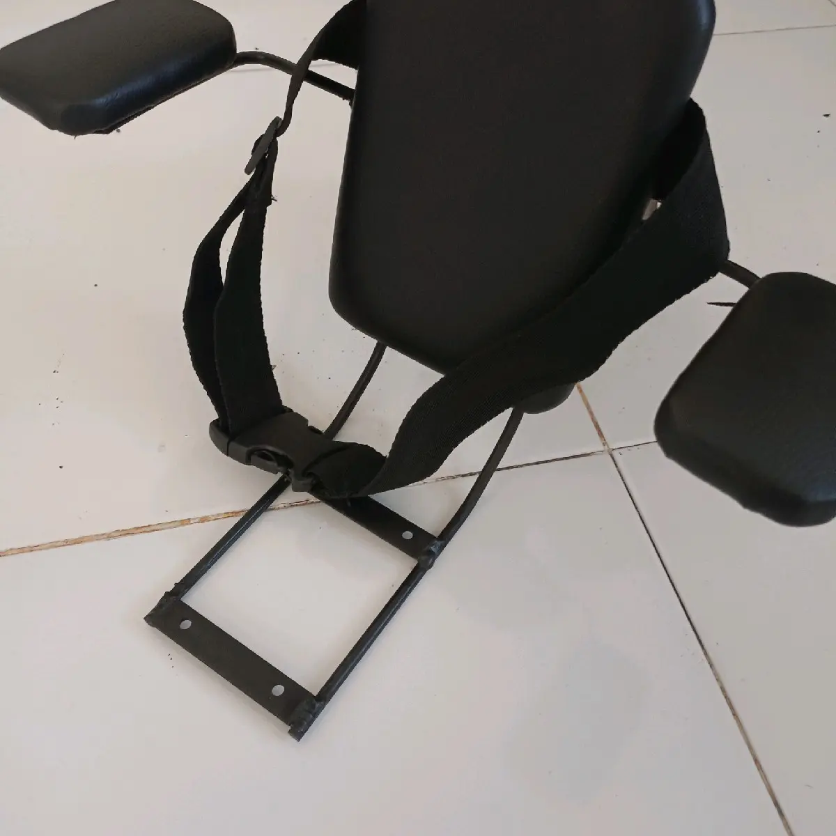 DK28 OFFICIAL Sandaran Besi Jok Boncengan Anak dengan Sandaran Spon dan Tanganan Spon Kayu Furniture Berkualitas Tinggi