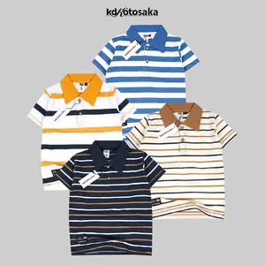 kokotosaka Baju Kaos Kerah Anak Laki-laki Umur 1-12tahun Bunda Cotton Katun
