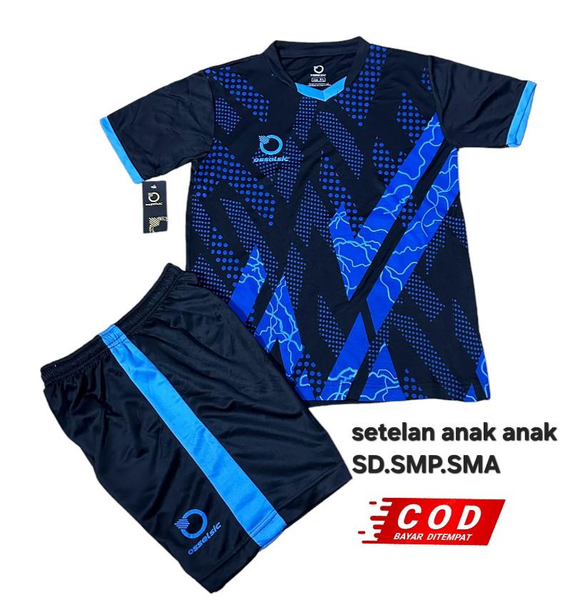 Baju olahraga Anak SD SMP SMA jersey tarkam Celana Pakaian Woven Yarn Dyed Fabric Cepat Kering Setelan Outdoor