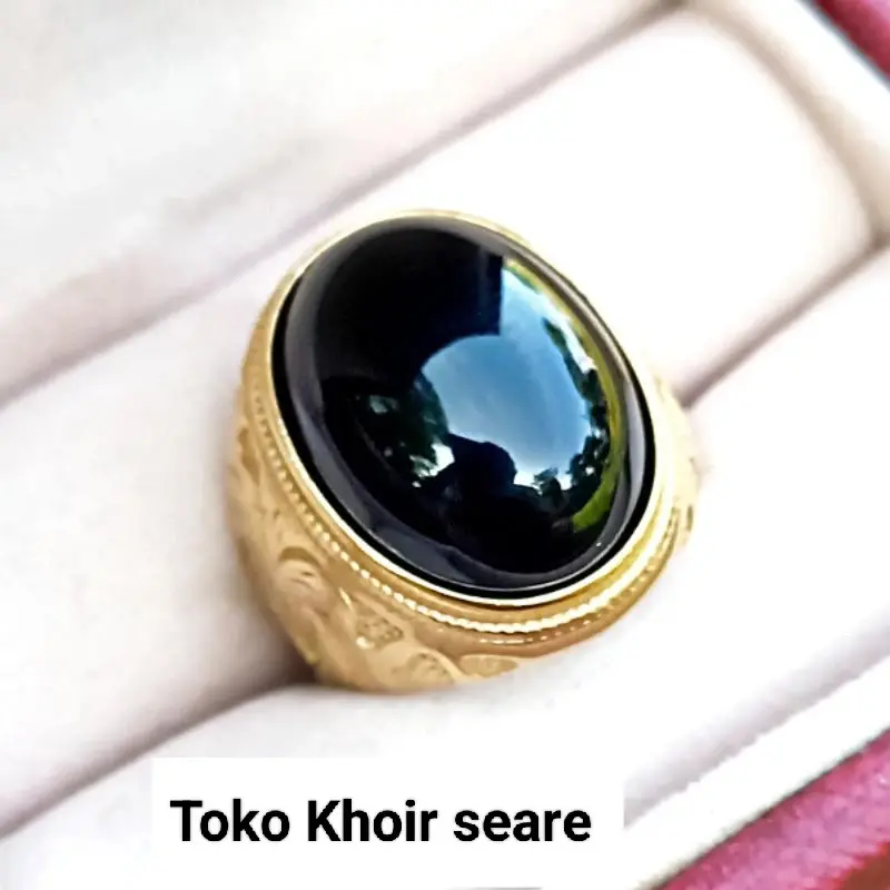 CINCIN BATU KECUBUNG TANDUK SUPER MEWAH TOP
