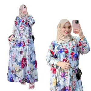 gamis satu arah motif terbaru