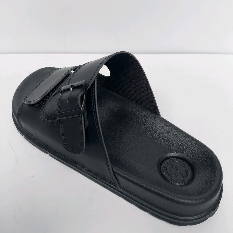 Sandal Kulit Pria Wolfer Anti Slip (Ringan )Kasual Gaya Trendy 4