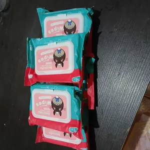 Tisu Basah Bayi 10Pack Promo TerMurah Wet Wipes Non Gliserin Pure Water Tissue Baby Non Iritasi Non Alcohol & Parfume Baby Wipes Makeup Remover Isi 80 Lembar  SS-1