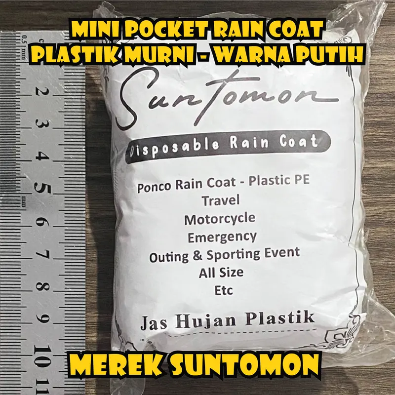 Jas Hujan Ponco Plastik - Jas Hujan Plastik 5
