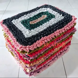 Fia_shop Paket 6pcs Keset Rintik Jahit Mini UK 35x25cm Menyerap Air Kain Lantai Berkualitas Cocok untuk Dapur & Kamar Mandi