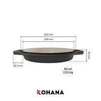 Gambar Kohana Enamel Cast Iron Braiser&Grill 26cm dari Kohana Indonesia Kota Administrasi Jakarta Utara 4 Tokopedia