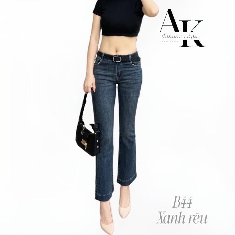 Quần Jean Nữ B44 AKJ Loe Lưng Thấp co giãn thoải mái