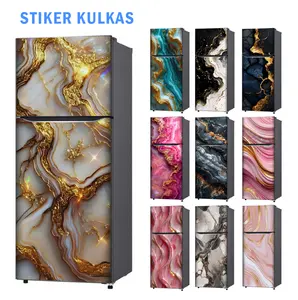 FARISHA SHOP Stiker Kulkas 1 Pintu dan Sticker Kulkas 2 pintu MARMER MARBEL