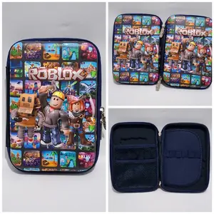 Tempat pensil kotak pensil 3D Roblox Hardtop Pencil Case motif kekinian berkualitas stationary Stationery