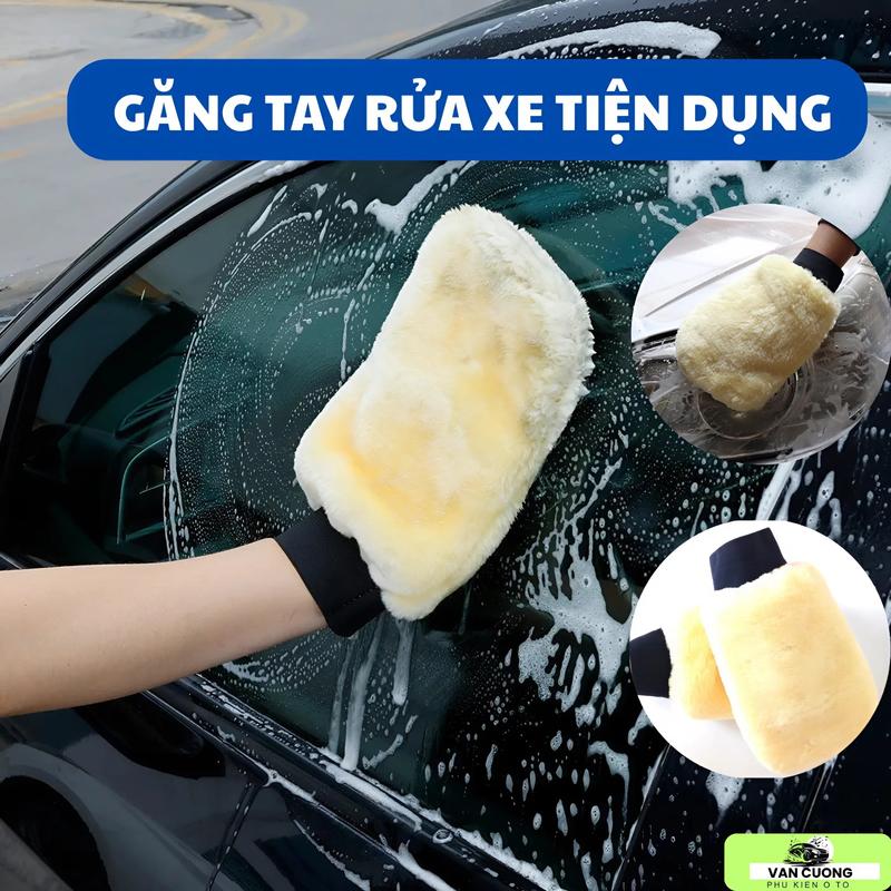 Găng Tay Rửa Xe Ô Tô Đa Năng Găng Tay Vệ Sinh 2 Mặt Siêu Mềm Vệ Sinh Nhà Cửa