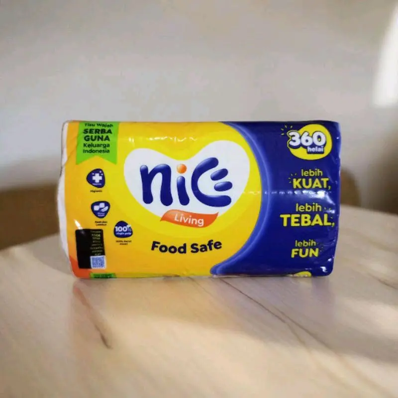 Dapat 3pcs - Tisu Nice Living 360s Tissue Tisue Wajah Serbaguna 360 Helai 2