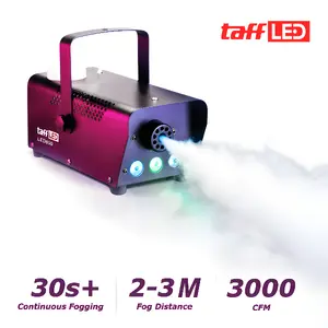 TaffLED Sistem Fogger LED RGB 3000 CFM 27 Warna Efek Dramatis 30 Detik Non Stop 2-3 M Jarak Operasi Remote 10 M