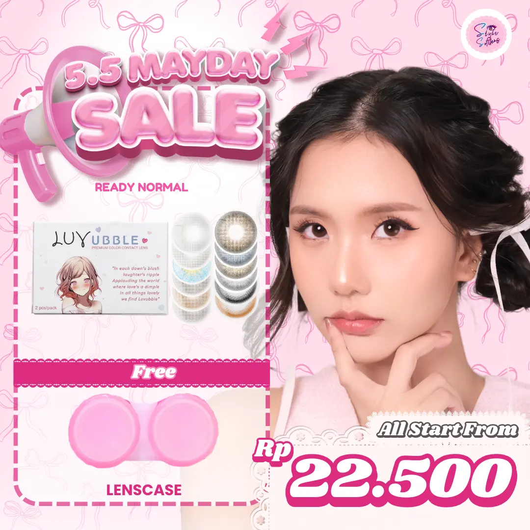 SOFTLENS LUVUBBLE (OPULENT - SERAPHIC - DAINTY) softlens diameter 14.5mm natural