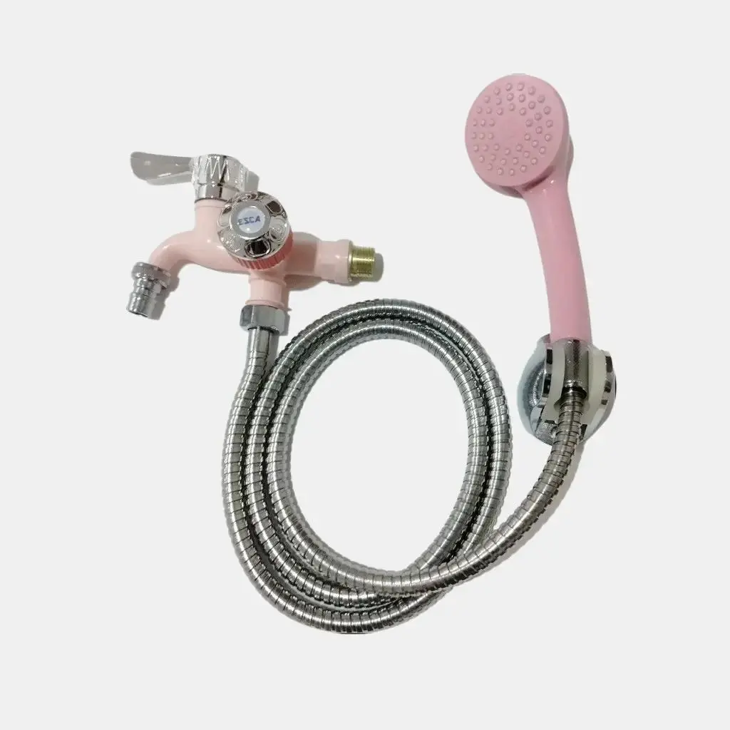 Set Shower Kamar Mandi + Kran Cabang dengan Sentuhan Terbaik