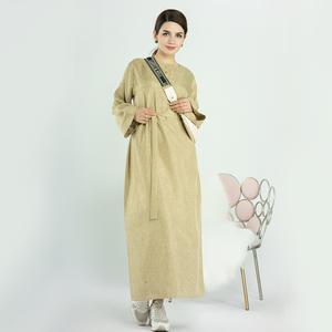 Pakaian Muslim, Gaya Kasual, Warna Pejal, Jumpsuit, Skirt, Jubah, untuk Keanggunan Harian, LR574
