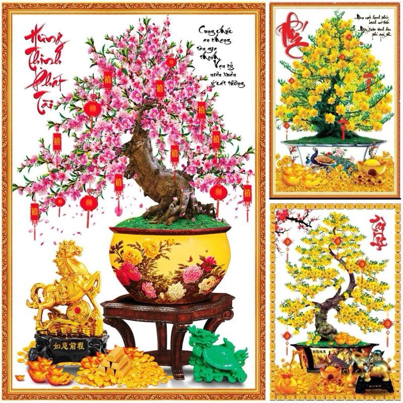  Tranh Dán Tường Cây Mai Tài Lộc Decor Phòng Decor Decal 