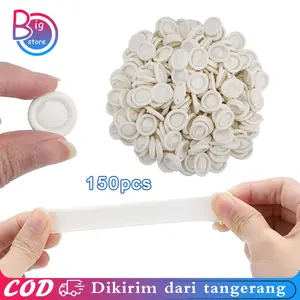 Finger Gloves Latex 150pcs Tempat Tidur Jari Tato Pelindung Jari Tangan Bahan Latex Silicon Sarung Jari