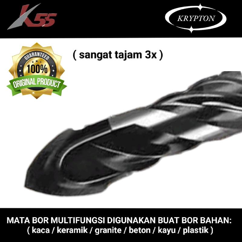 K55 mata bor multifungsi ( kaca / keramik / granite / beton / kayu / plastik / gypsum ) high quality 1