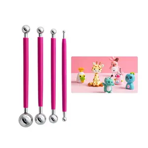 Set of 42 Pottery Clay Kit Dual-ended DIY Clay Carving Tools Beginner