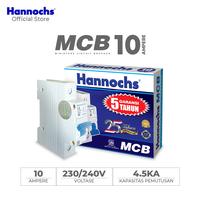 Gambar Hannochs - MCB 1Phase 10A Paket Isi 3pcs dari Hannochs Official Kab. Tangerang 2 Tokopedia