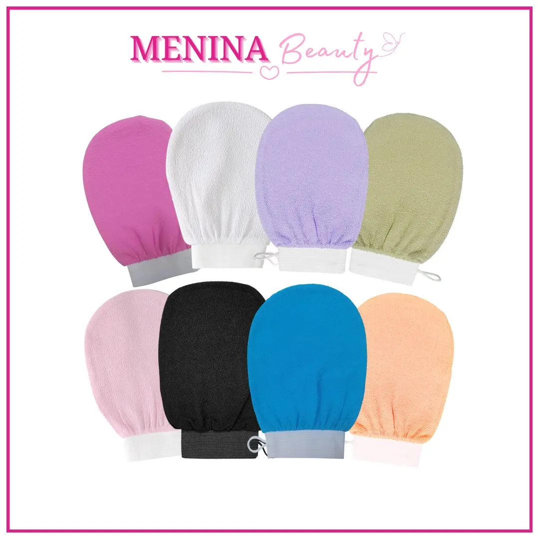 Shower Exfoliating Glove Bath Scrub Glove Body Deep Cleaning Dead Skin Remover