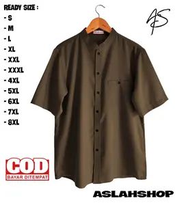 BAJU KEMKO TERBARU TOYOBO  KEMKO POLOS  KEMO LENGAN PENDEK KEMKO PRIA Koko