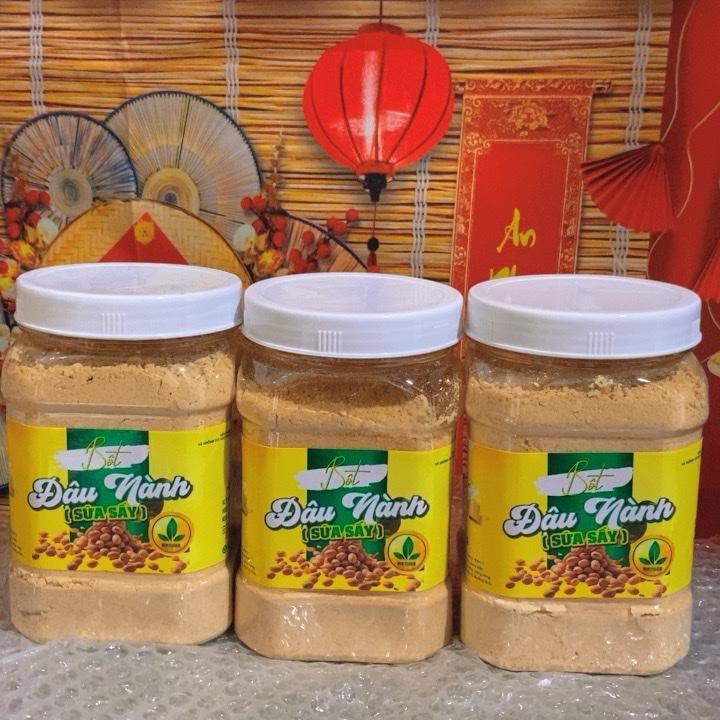COMBO 3 Hộp Bột Đậu Nành Rang Xay nguyên chất mỗi hộp 500 gram MÃ KHÔNG TẶNG SỮA