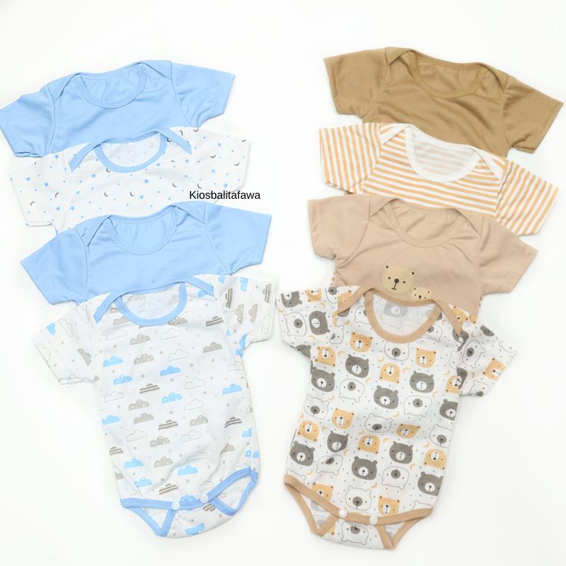 (ISI 4) Jumper Bayi Paket Lahiran SNI 0-6 Bulan Kado Baby New Born Bayi Perempuan Laki Laki Set Kaos Bayi Jamper 0-3 Bulan Kiosbalitafawa 2